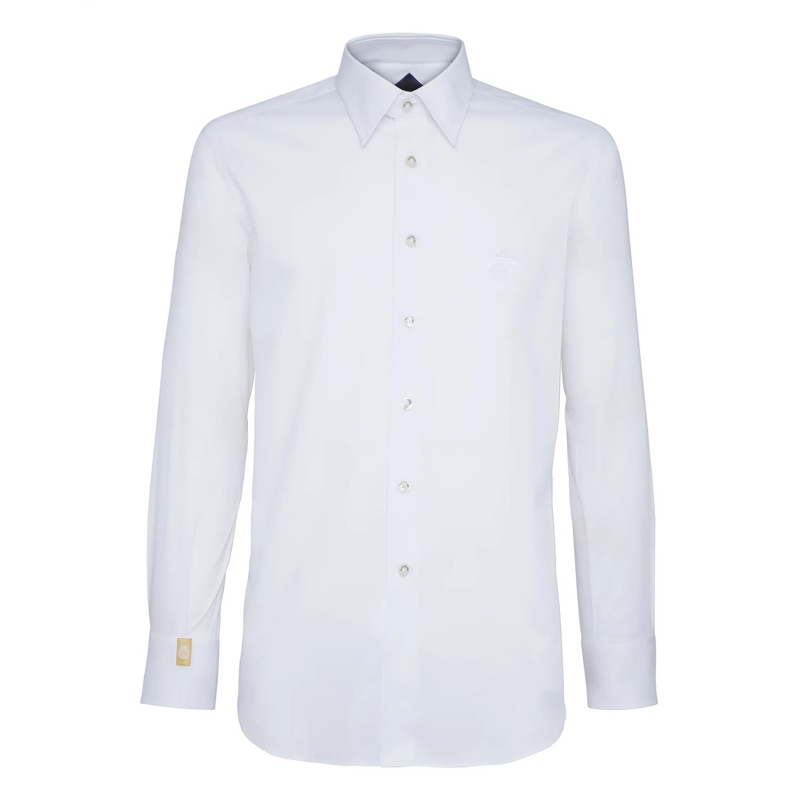 BILLIONAIRE Hemd Hemd Slim Fit Original weiss