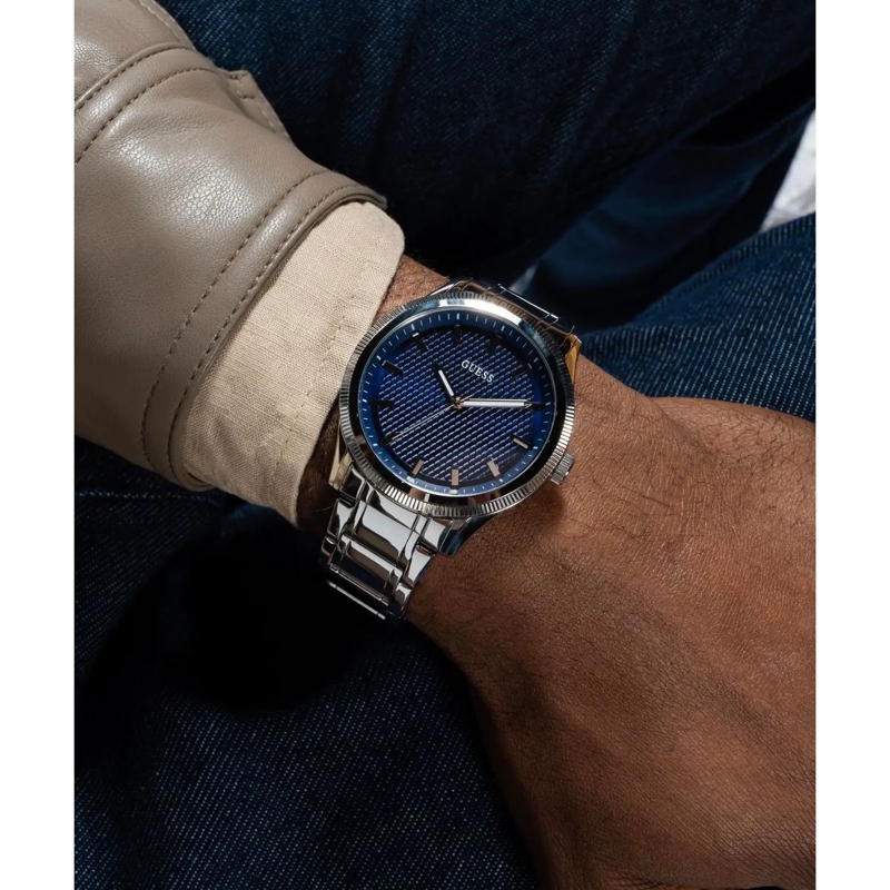 Guess Quarzuhr Quarz-Analoguhr Dex silber(Image 4)