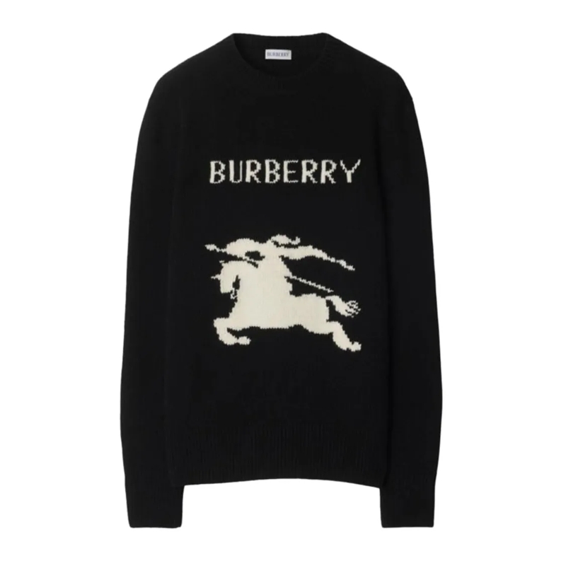 Burberry Pull Classic Crew Neck Sweater Black