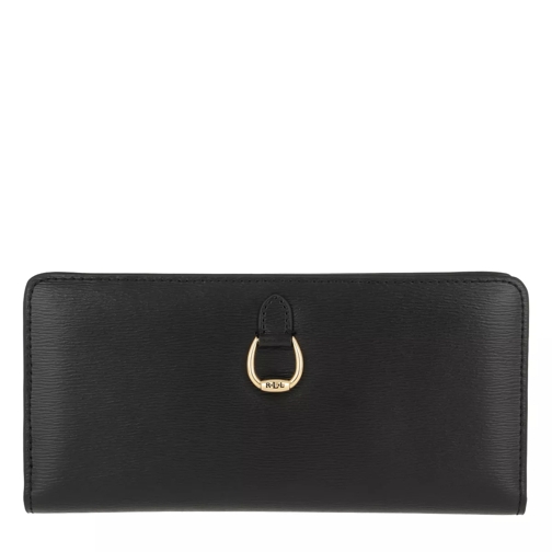 Lauren Ralph Lauren Bennington Snap Continental Wallet Large Black Continental Wallet-plånbok