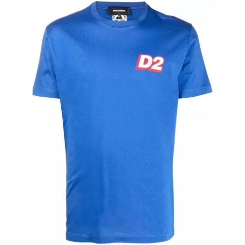 Dsquared2 Logo Print T-Shirt Blue Magliette