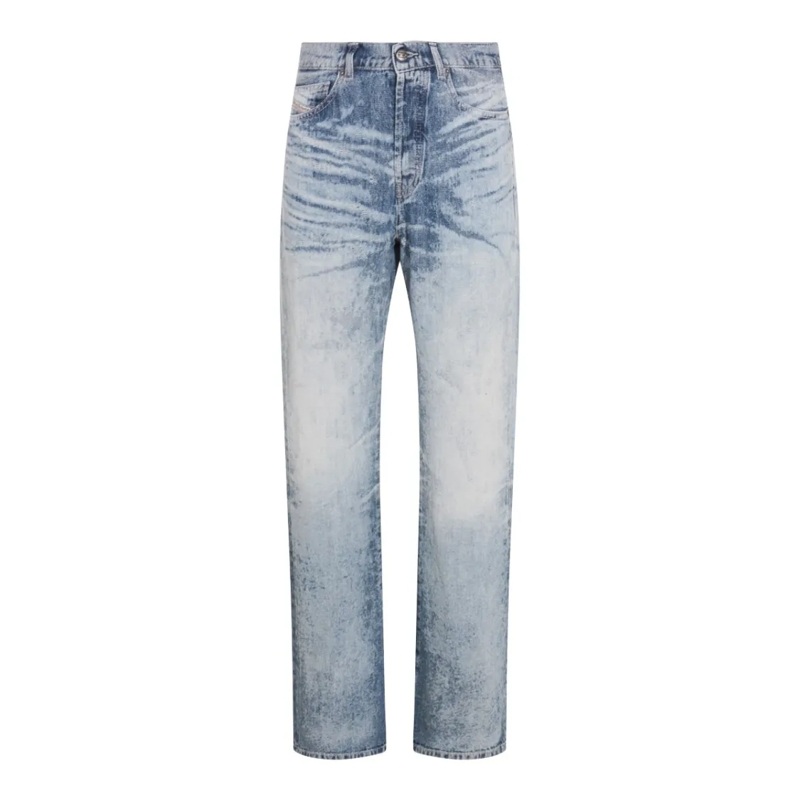 Diesel Jeans Blue Cotton Jeans Blue