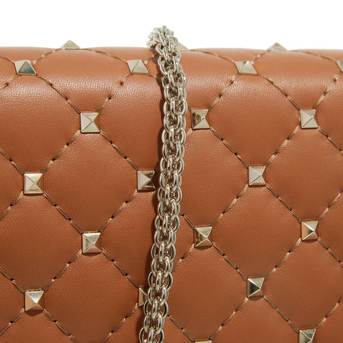 Valentino Garavani Hobo bags Shoulder Bag Rockstud in bruin