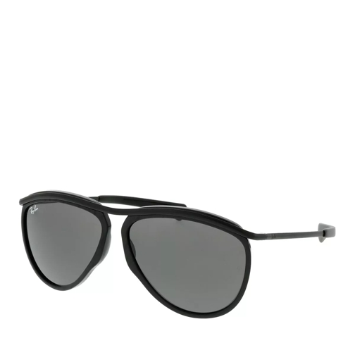 Ray-Ban 0RB2219 1305B1 Unisex Sunglasses Icons Top Wrinkled Black On Black Solglasögon