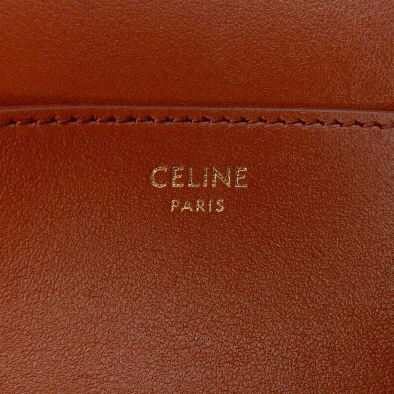 Thumbnail - Celine Hobo Bags - Smooth Calfskin Tabou Clutch on Strap - Gr. unisize - in Braun - für Damen