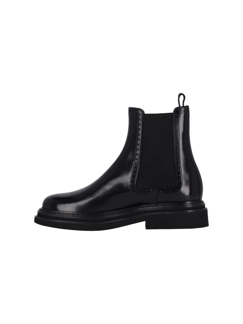 Thumbnail - Dolce&Gabbana Stiefel - Heren Brushed Ankle Boot Zwart - Gr. 43 (EU) - in Schwarz - für Damen