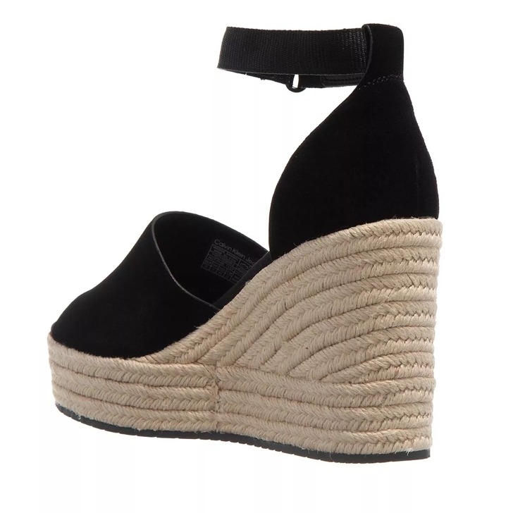 Calvin klein black on sale wedges