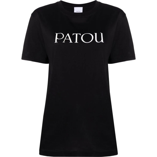 Patou T-Shirts Top Black schwarz