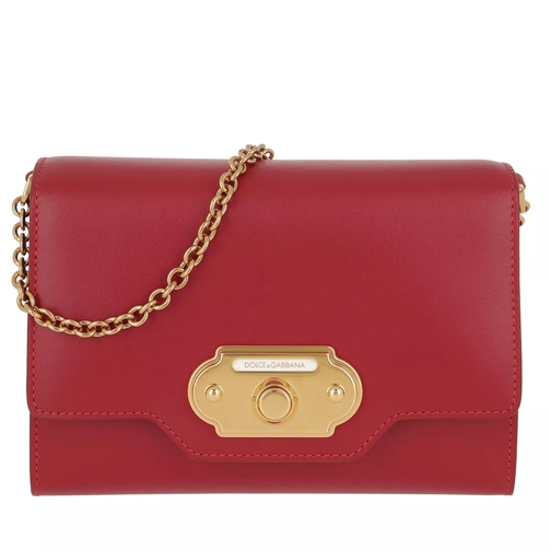 Dolce&Gabbana Welcome Mini Bag Rosso Papavero Crossbody Bag