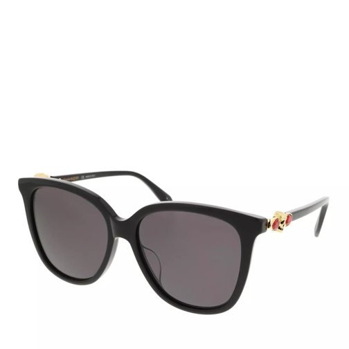 Alexander McQueen AM0326S-001 57 Sunglass WOMAN ACETATE BLACK Sonnenbrille
