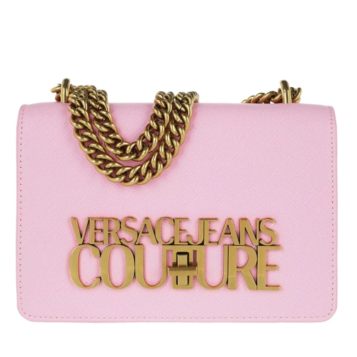 Versace Jeans Couture Crossbody Bag Leather Pink Cross body-väskor