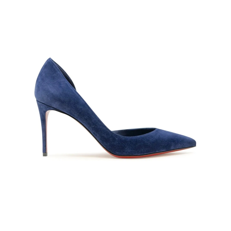 Christian Louboutin Pumps 1210045 V198 Blue Suede Iriza 85 Pumps Blue