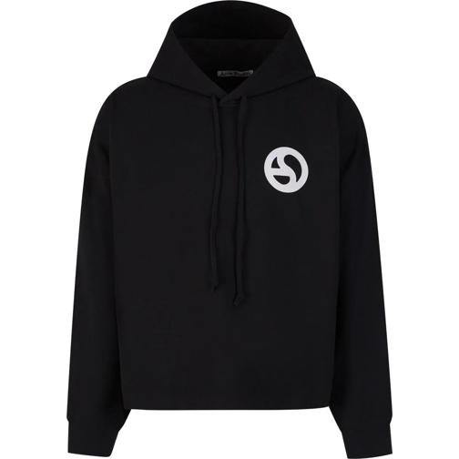 Acne Studios  Printed Hood Sweatshirt schwarz