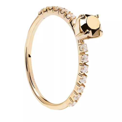 PDPAOLA Extra Golden Gem Gold Ring Gold Solitaire Ring