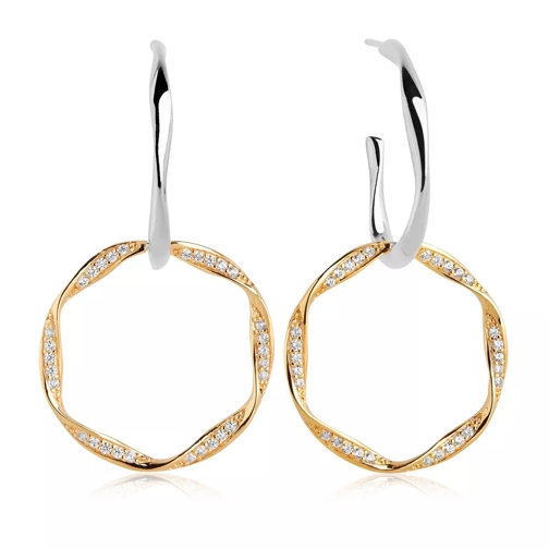Sif Jakobs Jewellery Cetara Due Earrings Gold Pendant d'oreille