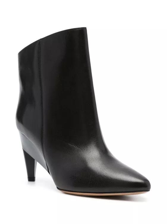 Isabel Marant Stiefel - Dylvee 80Mm Pointed-Toe Boots - Gr. 37 (EU) - in Schwarz - für Damen