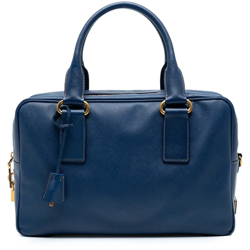 Prada Tote Saffiano Lux Handbag blau
