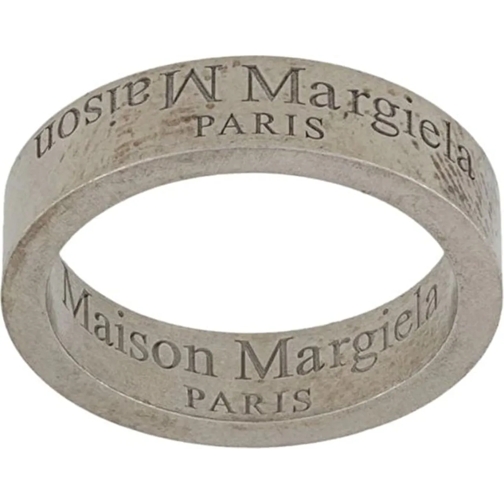 Maison Margiela  Logo Ring Matte Silver silber