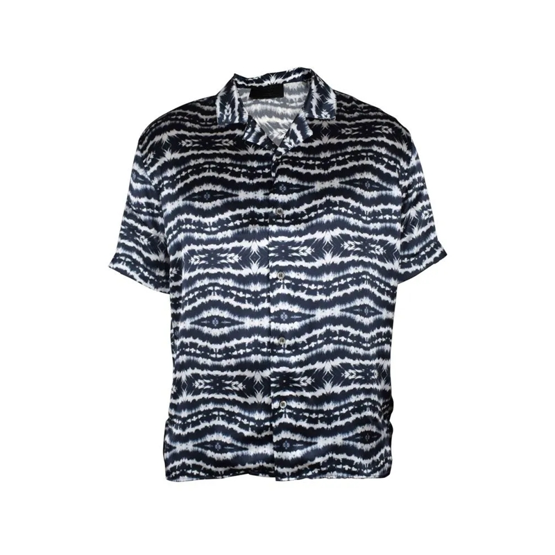 Philipp Plein Hemd Tie Dye Ss Shirt Grey