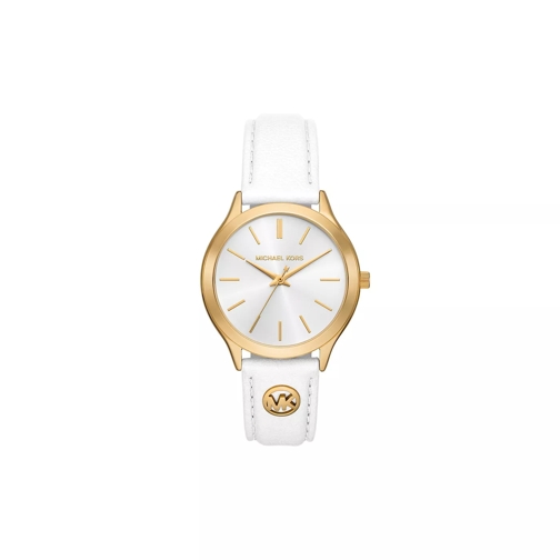 Michael Kors Michael Kors Slim Runway Damenuhr MK7466 Gold farbend Quartz Horloge