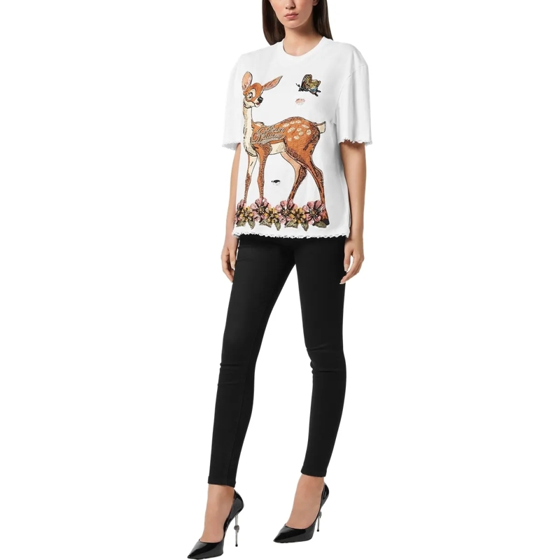 Philipp Plein T-Shirt T-Shirt Man Fit weiss(Image 4)