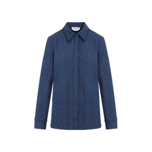 Gabriela Hearst Chemises Cruz Shirt Blue