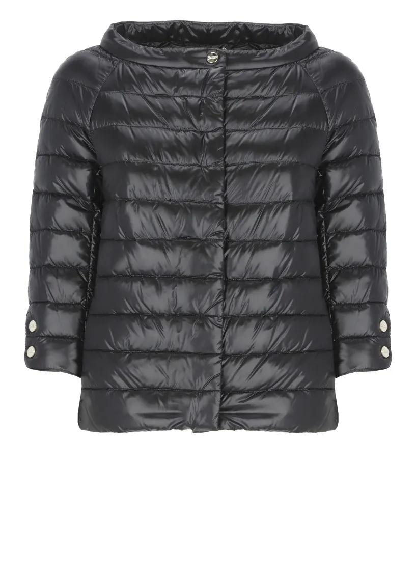 Thumbnail - Herno - Black Elsa Jacket - Größe 44 - schwarz