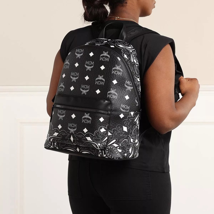 Mcm shop backpack gray