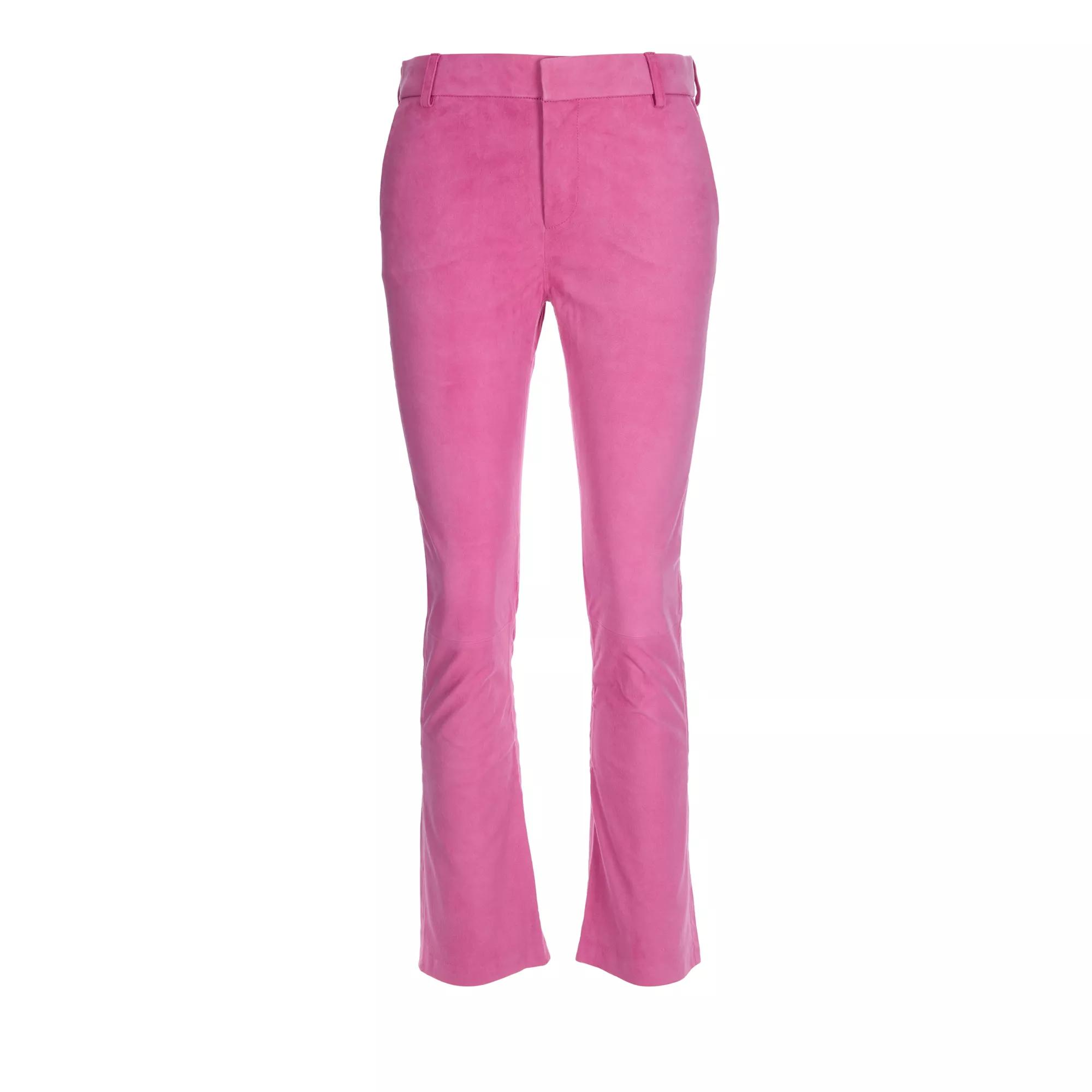 NOVE - NEW TROPEZ Lederhose - Größe I42 - pink