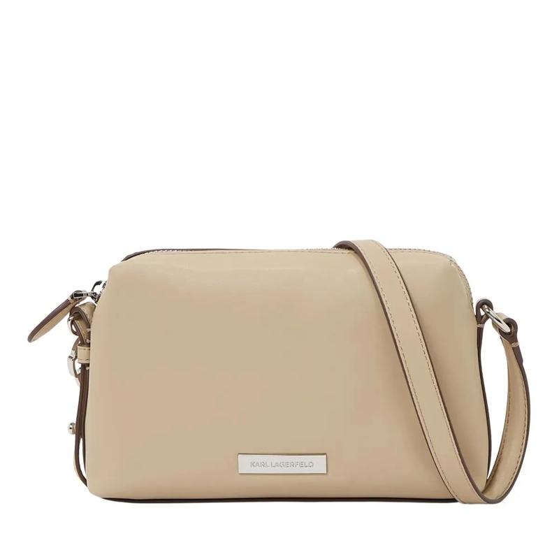 Karl Lagerfeld Crossbody Bag IKON SMOOTH CAMERA Umhängetasche beige