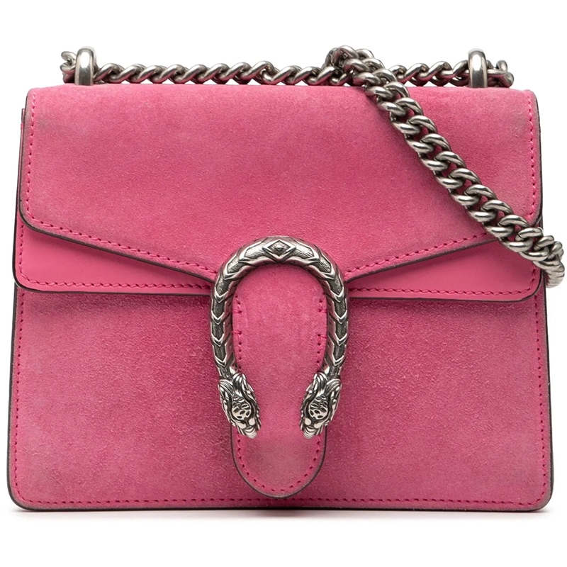 Gucci Schultertasche Small Suede Dionysus Crossbody rose