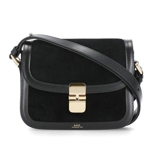 A.P.C. Schultertasche Grace Shoulder Bag Black