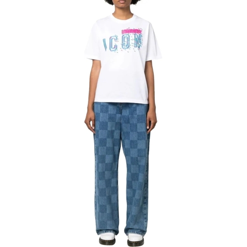 Dsquared2 T-shirts Icon Print Logo T-shirt weiß (Image 2)
