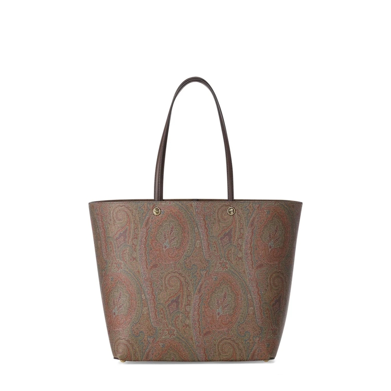 Etro Crossbodytas Shopper mit Muster braun