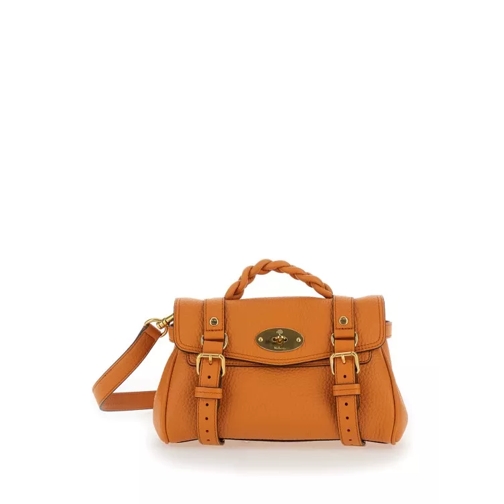 Mulberry Mini Alexa Heavy' Orange Crossbody Bag In Leather Orange Borsa a tracolla