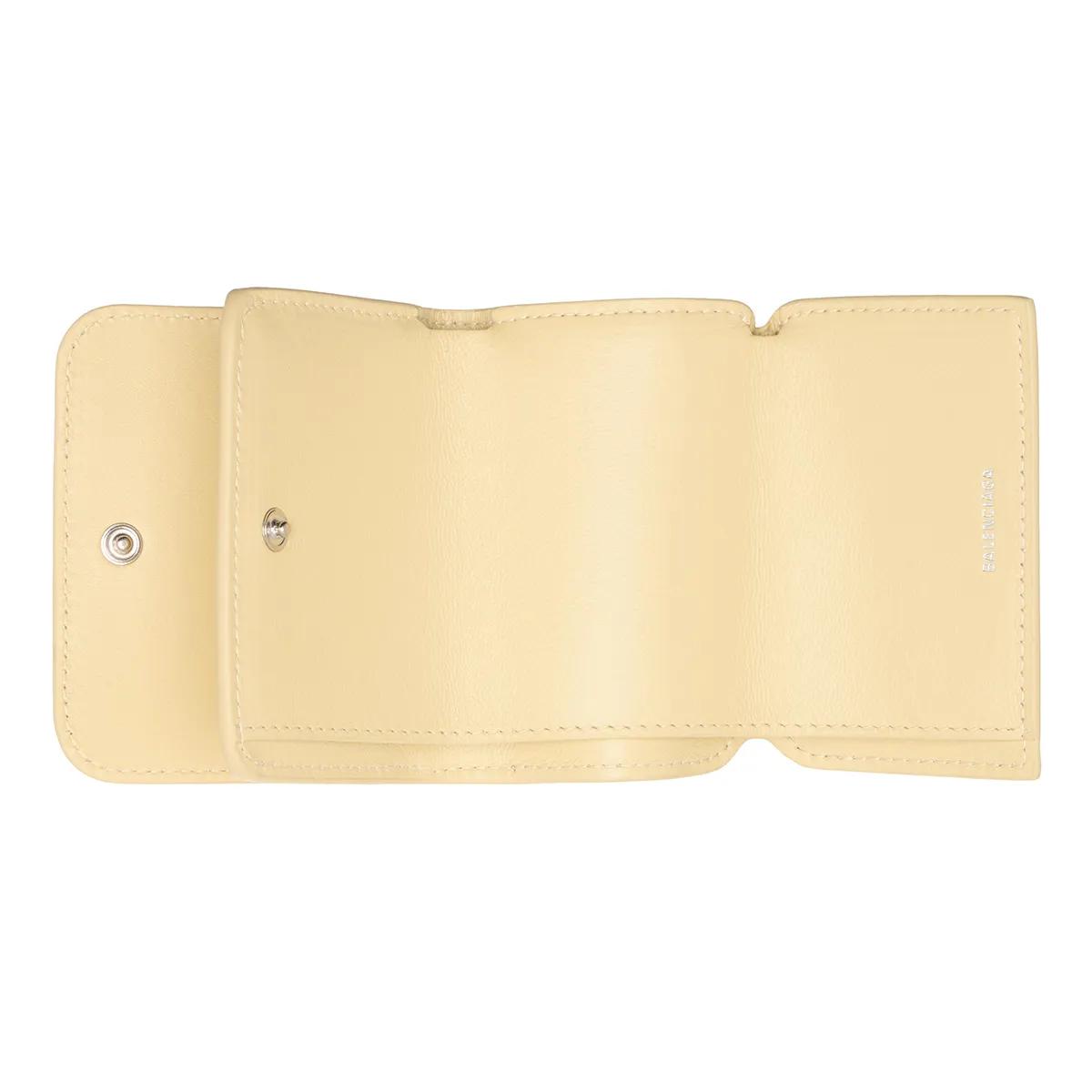 Thumbnail - Balenciaga Portemonnaies - Mini Logo Cash Wallet - Gr. unisize - in Gelb - für Damen