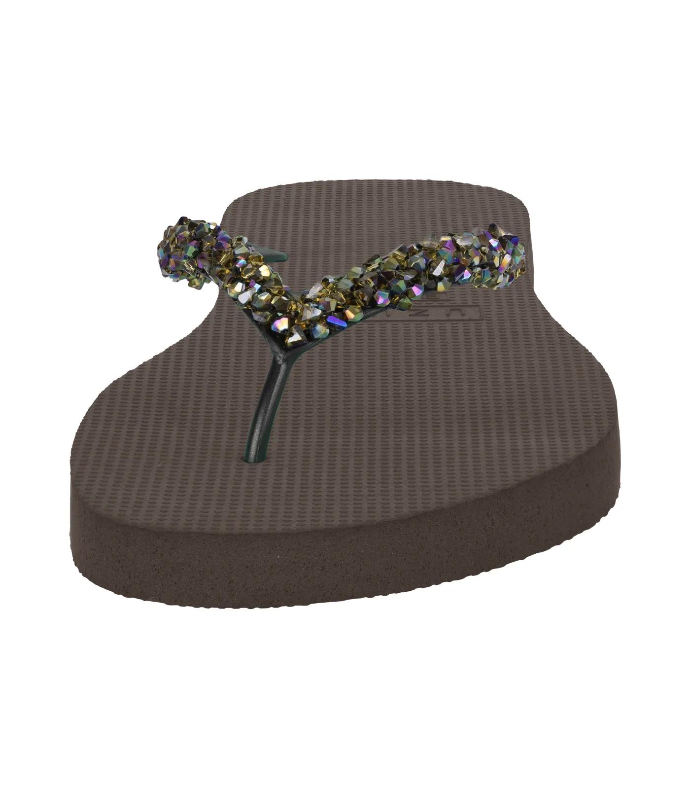 Thumbnail - UZURII Slipper & Pantoletten - platte hausschuhe Classic Aby - Gr. 35,5 (EU) - in Braun - für Damen