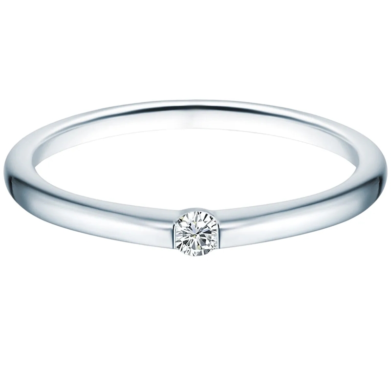 Trilani Ring Sterling Silber Ring Zirkonia silber