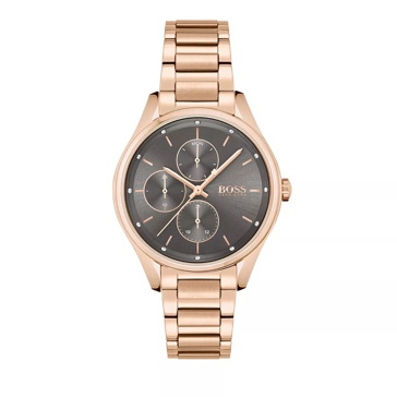 Hugo boss mens 2025 rose gold watch