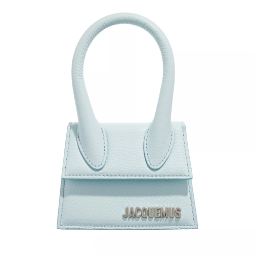 Jacquemus Le Chiquito Top Handle Bag Leather Light Blue Micro borsa
