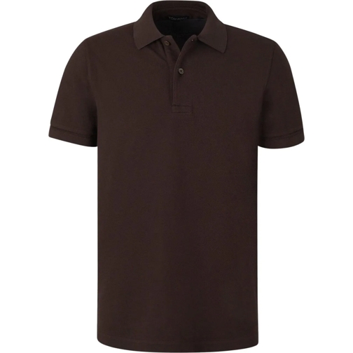 Tom Ford T-shirts Cotton Piqu� Polo schwarz