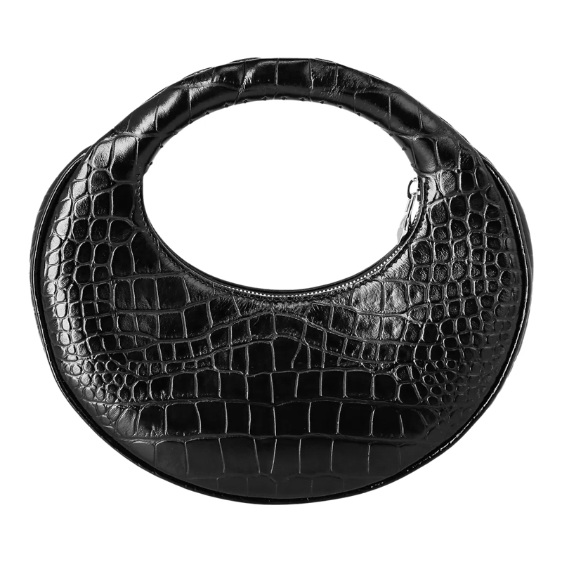 Philipp Plein Crossbody Bag Henkel Tasche Cocco Crocco Geprägt schwarz(Image 2)