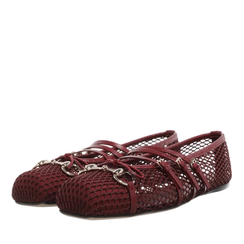 Gucci Ballerinas Mesh Ballerina Rosso(Image 2)