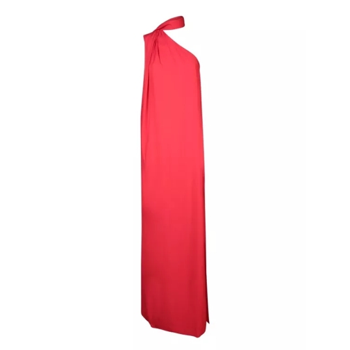 Stella McCartney Foulard Silhouette Inspired Maxi Dress Red 