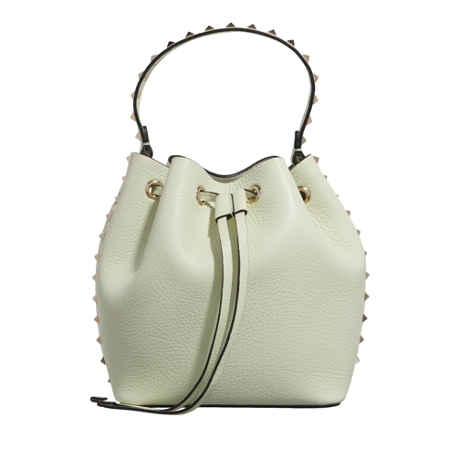 Valentino Garavani Bucket Bag Drawstring Bag Rockstud Meadow Mist