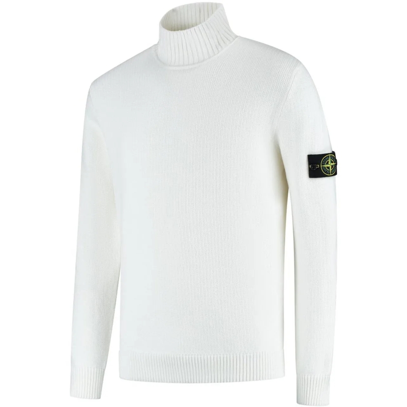 Stone Island  T-neck weiß