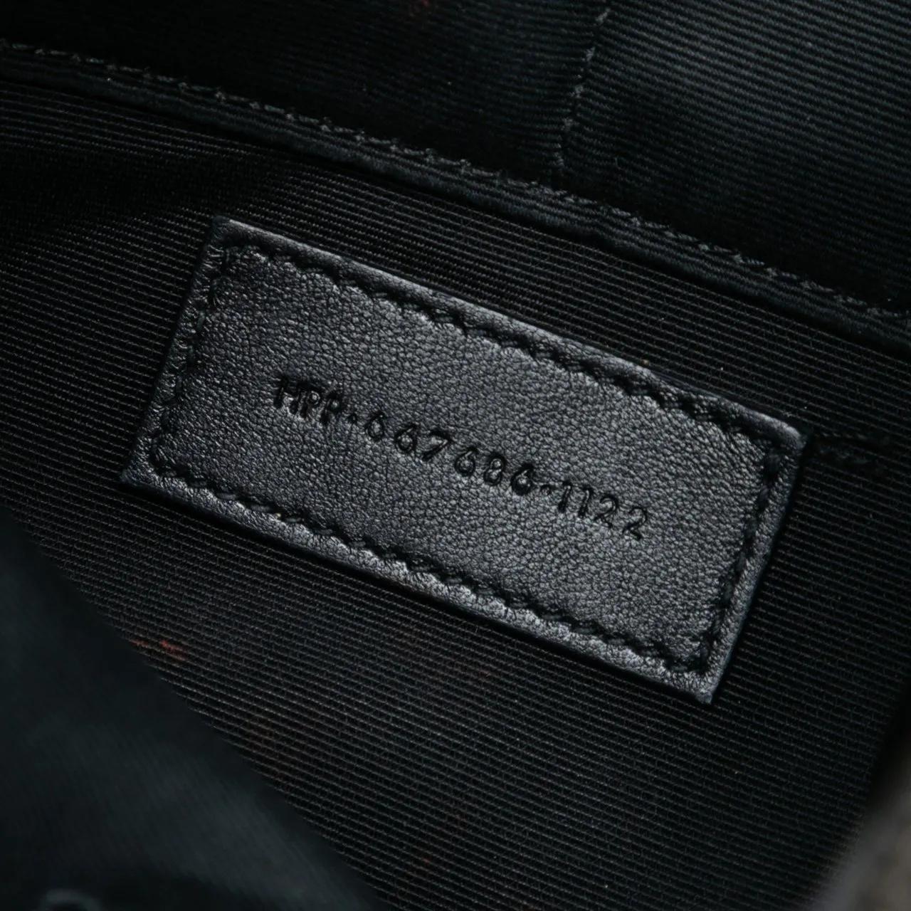 Thumbnail - Saint Laurent Clutches - Croc Embossed Monogram Zip Pouch - Gr. unisize - in Schwarz - für Damen