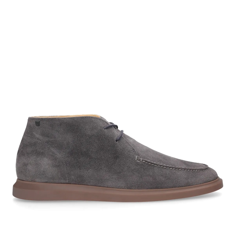 Henry Stevens Schnürstiefel George Boots Elia NGB- George Boot mit Norweger- hell-grau