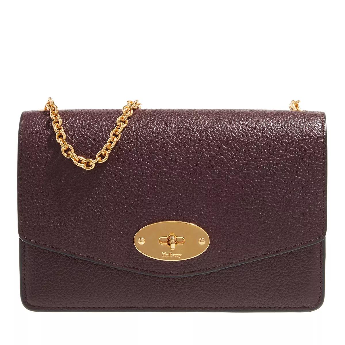 Mulberry Darley Classic Grain Small Cross Body Bag Oxblood Crossbody Bag