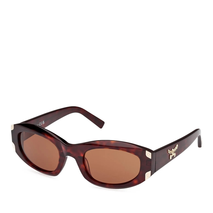 MCM Dark Havana sunglasses with MCM crossbody pouch nwot MCM Worldwide MW0022 Sunglasses | Select Eyewear main image 4